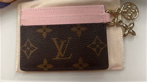 lv charms card holder